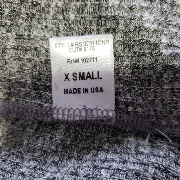 Harlowe & Graham Grey Mock Open Back Knit Sweater XS - Picture 5 of 9